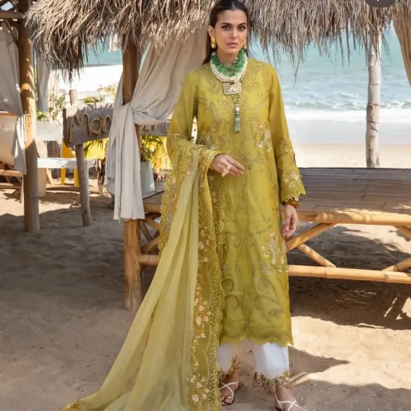 Saira Shakira Eid Collection 2k26  Pure Egyptian Lawn 80/80