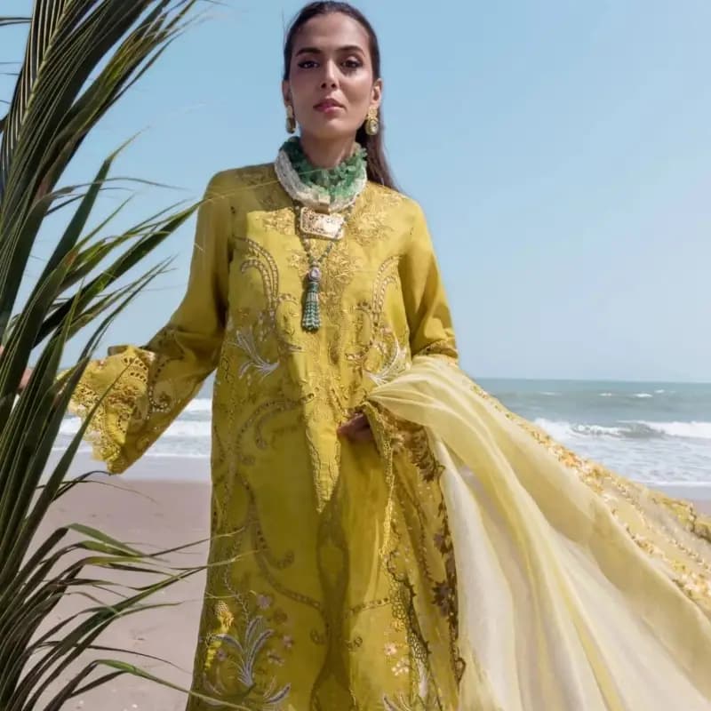 Saira Shakira Eid Collection 2k26  Pure Egyptian Lawn 80/80