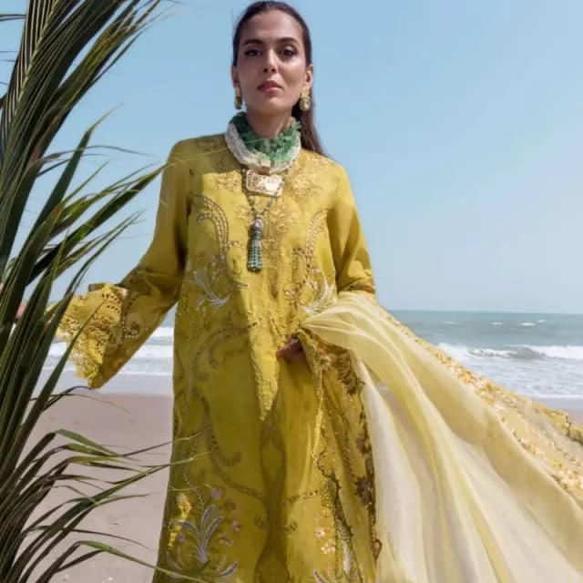 Saira Shakira Eid Collection 2k26  Pure Egyptian Lawn 80/80