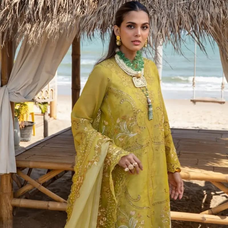 Saira Shakira Eid Collection 2k26  Pure Egyptian Lawn 80/80